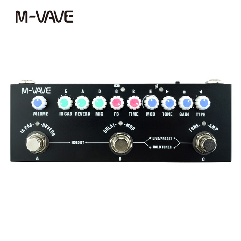 Pedal de efeito M-Vave Cube-Baby Guitarra/Violão/Baixo