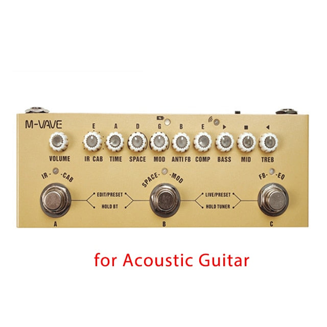 Pedal de efeito M-Vave Cube-Baby Guitarra/Violão/Baixo
