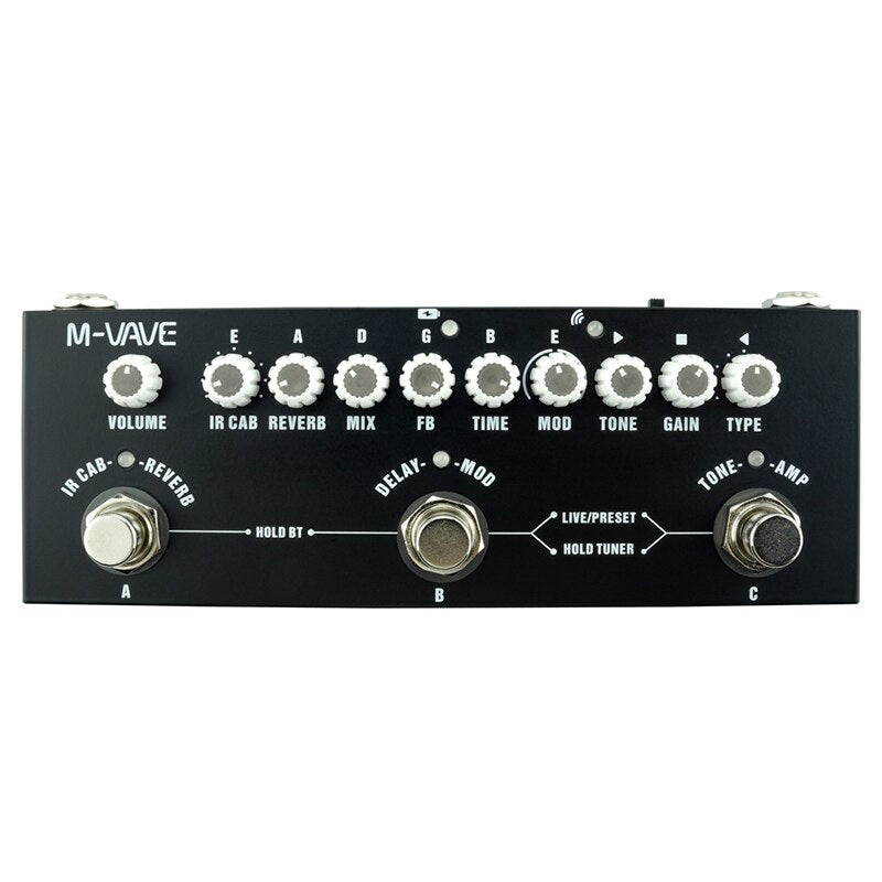 Pedal de efeito M-Vave Cube-Baby Guitarra/Violão/Baixo