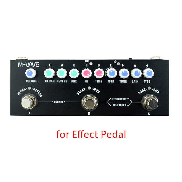 Pedal de efeito M-Vave Cube-Baby Guitarra/Violão/Baixo